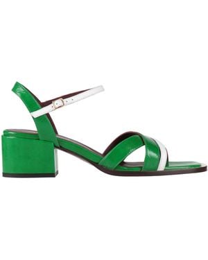 Avril Gau Sandals Calfskin - Green
