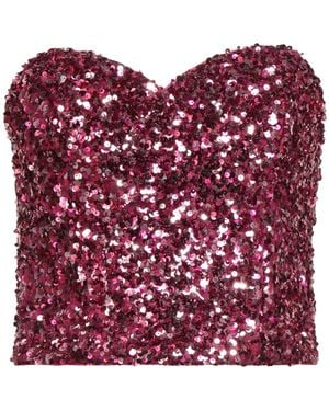 CAMILLA Fuchsia Top Polyester, Elastane, Polyamide - Red