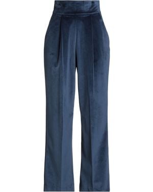 MILVA MI Trousers Viscose, Acetate - Blue