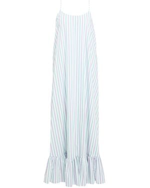 Jijil Lilac Maxi Dress Cotton - White