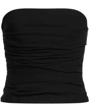 Moschino Top Acetate, Viscose - Black