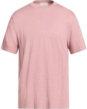 FILIPPO DE LAURENTIIS T-Shirt Linen, Elastane - Pink