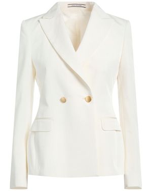 Tagliatore 0205 Blazer Viscose, Cotton - White