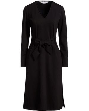 Robert Friedman Midi Dress Viscose, Nylon, Elastane - Black