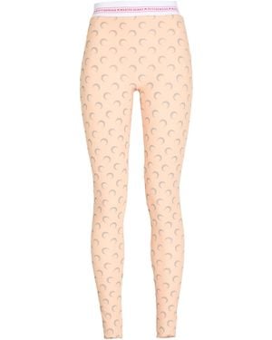 Marine Serre Leggings - Natural