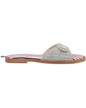 Thom Browne Sandals Textile Fibers - White