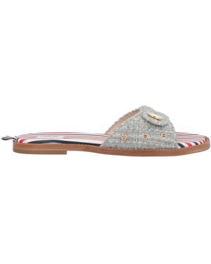 Thom Browne Sandals Textile Fibers - White