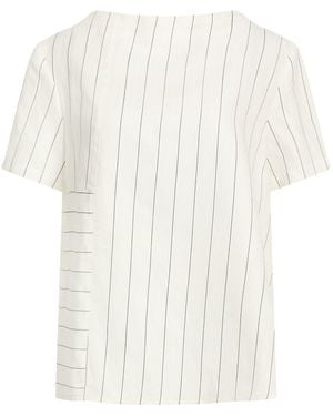 NEIRAMI Top Viscose, Polyester - White