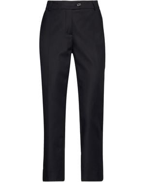 Maison Common Trousers Cotton, Polyamide, Elastane - Blue
