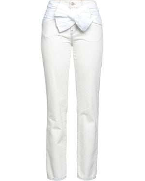 MM6 by Maison Margiela Jeans - White
