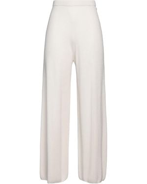 Antonelli Trousers Wool, Silk, Cashmere - White