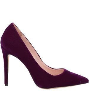 Anna F. Pumps Textile Fibers - Purple