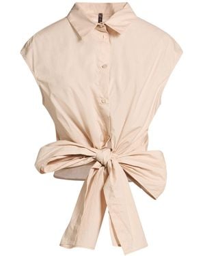 Manila Grace Cream Shirt Cotton - Natural
