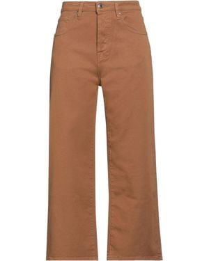 TRUE NYC Pants Cotton, Elastane - Brown