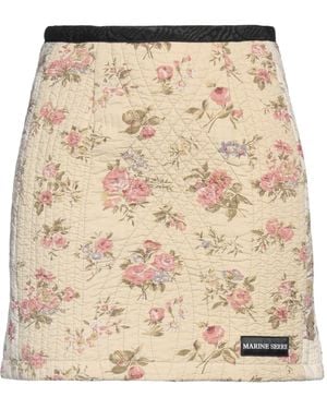 Marine Serre Mini Skirt Cotton, Recycled Polyester, Polyester - Natural