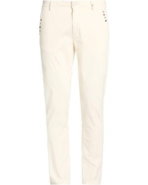 Aglini Ivory Pants Cotton, Elastane - Natural