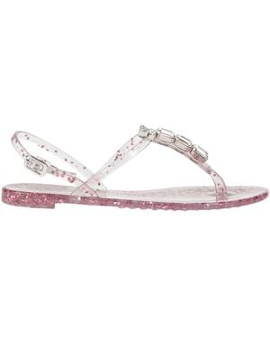 Casadei Thong Sandal Pvc - Natural