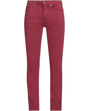 Dondup Pantaloni Jeans - Rosso