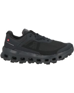 On Shoes Sneakers Textile Fibers, Synthetic Material - Black