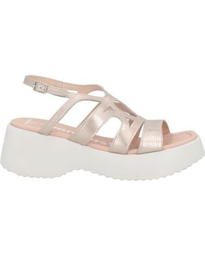 Wonders Sandals Textile Fibres - Natural