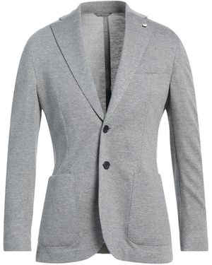 L.B.M. 1911 Blazer Cotton, Linen - Grey