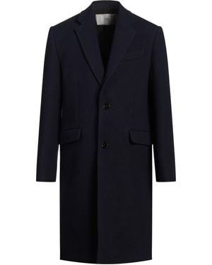 Ami Paris Midnight Coat Virgin Wool - Blue