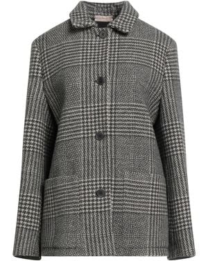 Purotatto Coat Virgin Wool, Linen - Gray