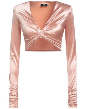 Elisabetta Franchi Blush Top Polyamide, Elastane - Pink