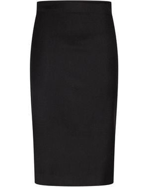 Alberta Ferretti Midi Skirt - Black