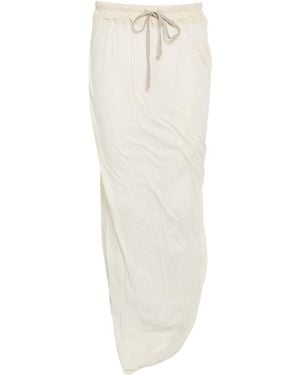 Rick Owens Maxi Skirt - White