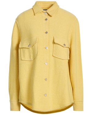 Bruno Manetti Shirt Virgin Wool - Yellow
