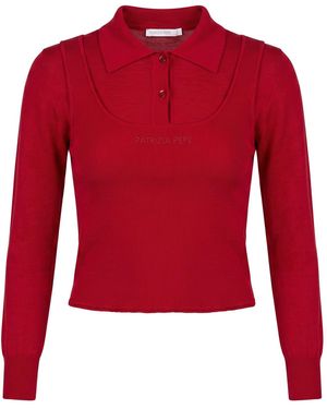 Patrizia Pepe Jumper - Red