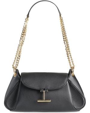 Tom Ford Shoulder Bag Calfskin - Black