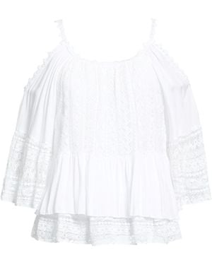 Guess Top Cotton, Polyamide - White