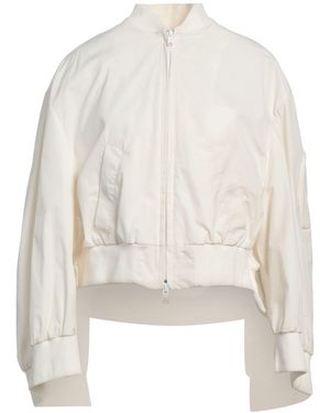 Hevò Jacket Polyester, Cotton - White