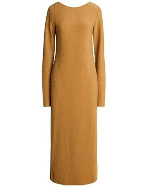 Ottod'Ame Maxi Dress Viscose, Polyester, Nylon, Elastane - Natural