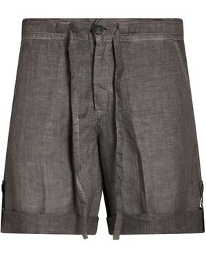 120% Lino Shorts & Bermuda Shorts Linen - Grey