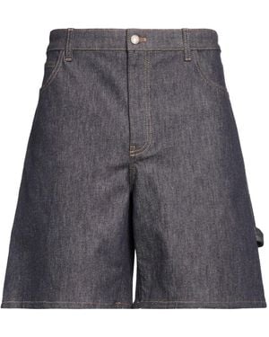 Courreges Denim Shorts Cotton, Elastane - Gray