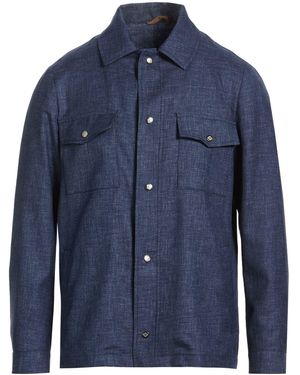 Luigi Borrelli Napoli Jacket Virgin Wool - Blue