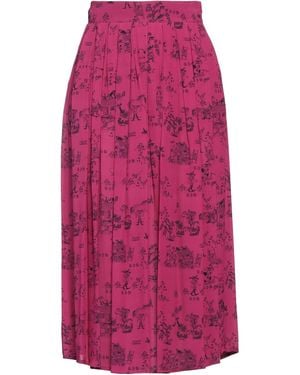 Ottod'Ame Midi Skirt Viscose - Pink