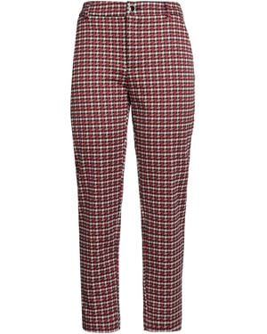 Liu Jo Trousers Polyester, Polyamide, Elastane - Red