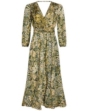 Poupette Midi Dress Viscose - Green
