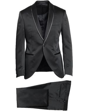Luigi Bianchi Suit Polyester, Viscose - Black