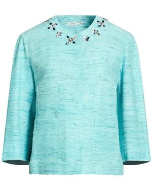 Charlott Sky Jacket Silk - Blue