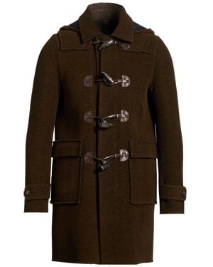 Hevò Military Coat Virgin Wool, Polyamide - Brown