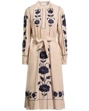 Antik Batik Midi Dress - Natural