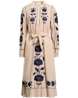 Antik Batik Midi Dress - Natural