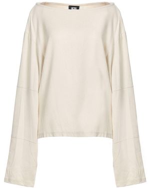 Gcds Ivory Sweater Cotton - Natural