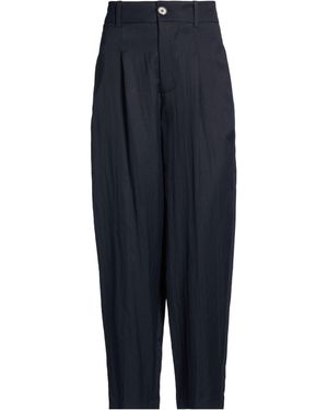 SOLOTRE Midnight Pants Viscose, Cotton, Nylon - Blue
