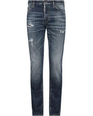 DSquared² Icon Jeans Cotton, Elastane, Calfskin - Blue